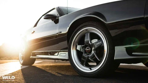 WELD Ventura Black Chevrolet Camaro Gloss Black Milled 11