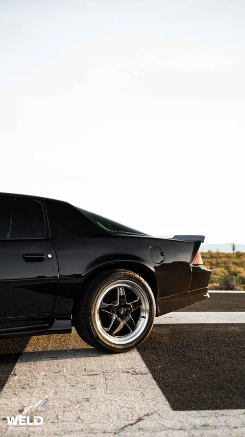 WELD Ventura Black Chevrolet Camaro Gloss Black Milled 21
