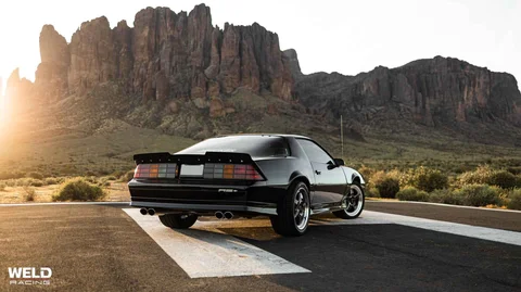 WELD Ventura Black Chevrolet Camaro Gloss Black Milled 22