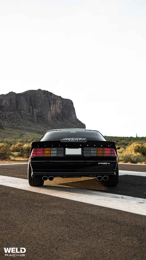 WELD Ventura Black Chevrolet Camaro Gloss Black Milled 29