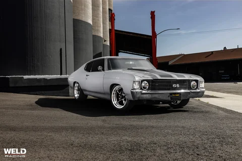 WELD Ventura Gray Chevrolet Chevelle Gloss Black Milled 01