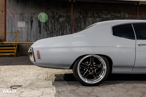 WELD Ventura Gray Chevrolet Chevelle Gloss Black Milled 03