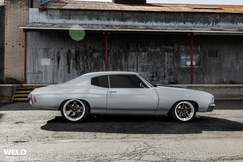 WELD Ventura Gray Chevrolet Chevelle Gloss Black Milled 05