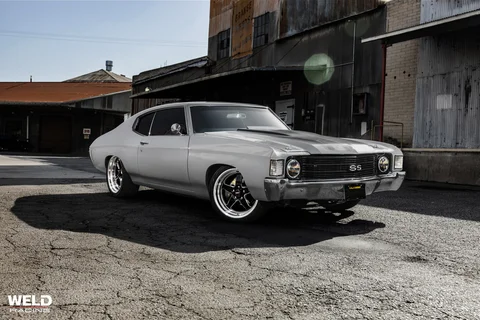 WELD Ventura Gray Chevrolet Chevelle Gloss Black Milled 06