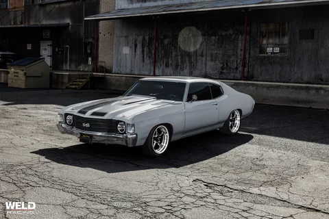 WELD Ventura Gray Chevrolet Chevelle Gloss Black Milled 07