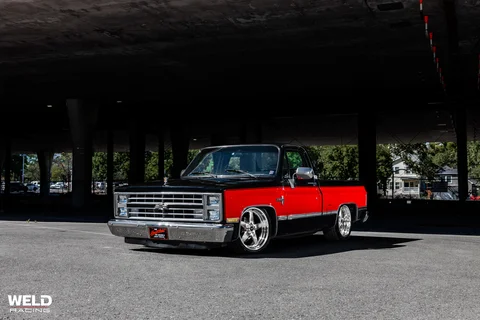 WELD Ventura Red Black Chevrolet C10 Silver 04