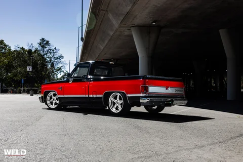 WELD Ventura Red Black Chevrolet C10 Silver 08