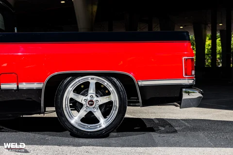 WELD Ventura Red Black Chevrolet C10 Silver 09
