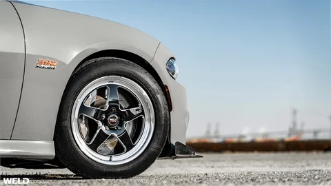 Destroyer grey dodge charger 392 hemi weld ventura beadlock drag racing wheels c