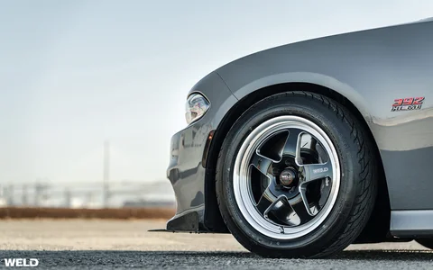 Destroyer grey dodge charger 392 hemi weld ventura beadlock drag racing wheels g