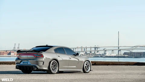 Destroyer grey dodge charger 392 hemi weld ventura beadlock drag racing wheels i