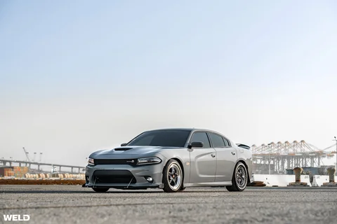 Destroyer grey dodge charger 392 hemi weld ventura beadlock drag racing wheels l