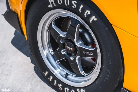 Nitro yellow toyota supra a90 drag racing wheels hoosier tires weld ventura performance w