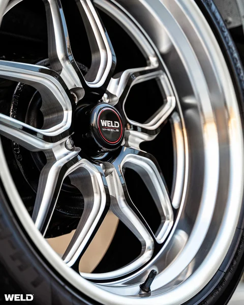 White chevy s10 pickup truck v8 engine weld performance rf laguna wheels restomod b scaled