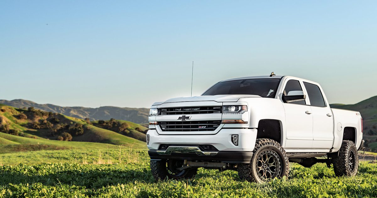Z71 Racing Rims White Chevrolet Silverado Z71 - Bronze Ledge 6 | WELD Racing Wheels