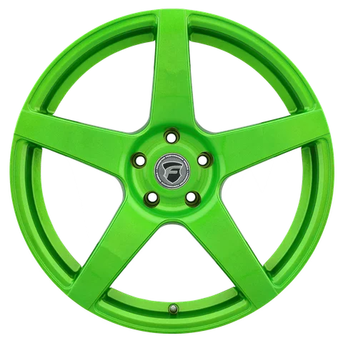 Forgestar  CF5 Custom - Forgestar cf5 wheel 5lug illusion sour apple 19x11 face