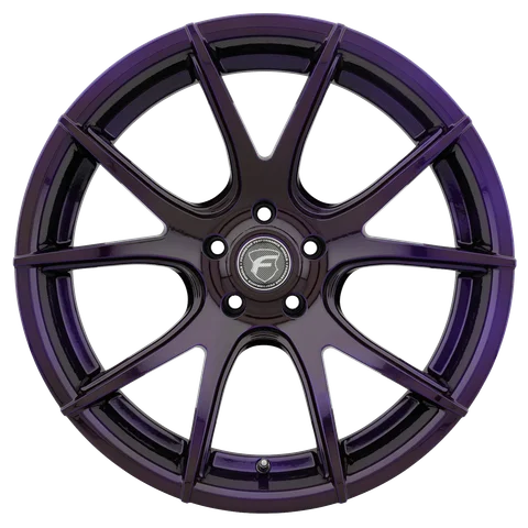 Forgestar  CF5V Custom - Forgestar cf5v wheel 5lug silver hawaiian blue 19x10 face