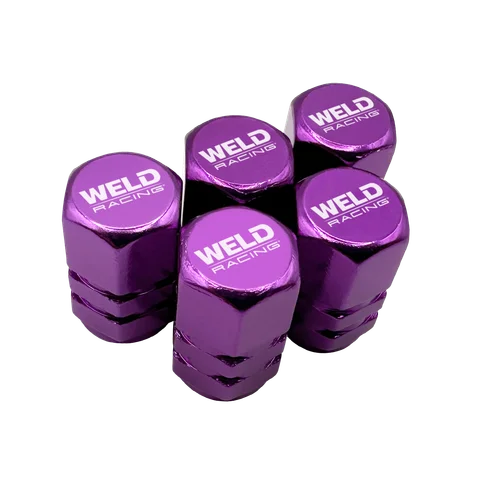WELD Merchandise Aluminum Valve Stem Cover - Aw12724 aluminum stem caps purple 1 merchandise 306fbd6d