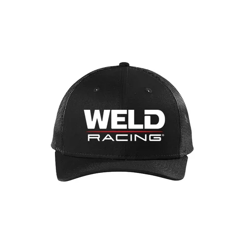 Weld racing logo hat black front ee03b148