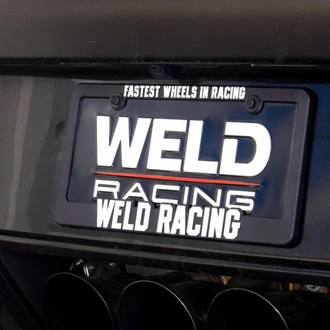 WELD Merchandise License Plate Frame - Aw10523 shop license plate frame black 2 merchandise a6bf5d35