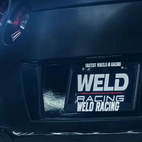 WELD Merchandise License Plate - Aw10623 logo metal license plate black 2 merchandise 503bb5a7