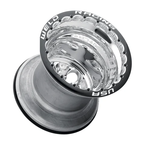Weld alpha1 pro wheel 5lug polished blk beadlock 15x14 lay 37a3d3b5