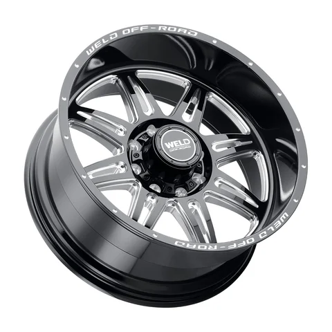 Weld cheyenne wheel 8lug gloss black milled 22x10 lay fd96f526