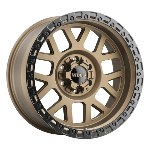 Weld cinch wheel 6lug satin bronze satin black beadlock 20x10 f4d0426e