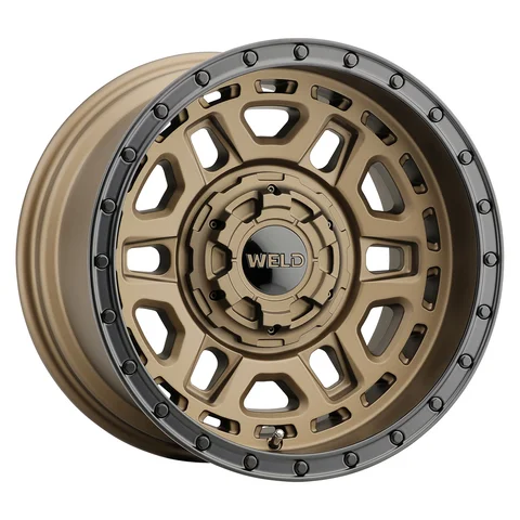 Weld crux wheel 5lug satin bronze satin black beadlock 17x10 fc2a40c8