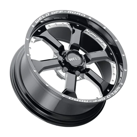 Weld granada6 wheel 6lug gloss black milled 20x9 lay b91d2fd8