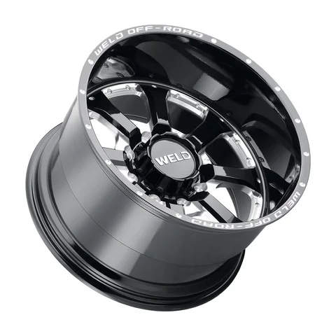Weld granada wheel 8lug gloss black milled 20x12 lay 6e0fe400