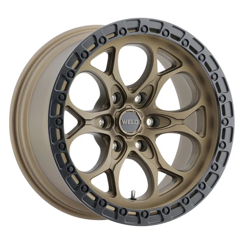 Weld ledge6 wheel 6lug satin bronze satin black beadlock 18x9 b07b4db3