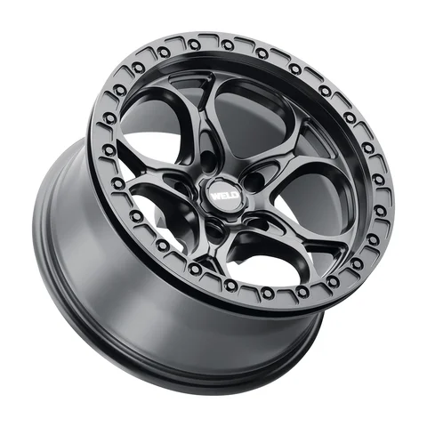 Weld ledge beadlock wheel 5lug satin black 17x9 lay feacda1b