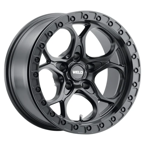 Weld ledge beadlock wheel 5lug satin black 17x9 f85dcfde