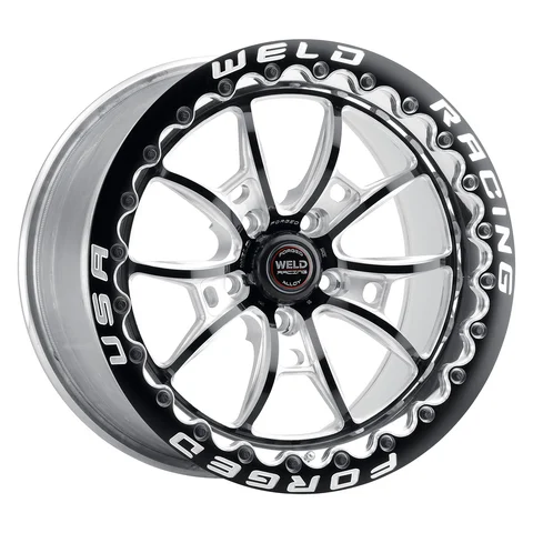 Weld s80 wheel 5lug gloss black milled spokes 17x10 edd86922