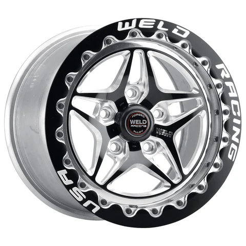 Weld s81 wheel 5lug gloss black milled spokes 15x10 cb412b45