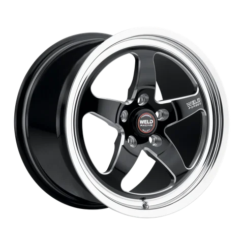 Weld sm 71 wheel 5lug gloss black machined spokes 17x10 5 angle fcd1fc57