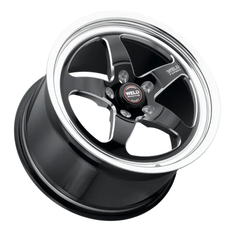 WELD SM Series SM71 - Weld sm 71 wheel 5lug gloss black machined spokes 17x10 5 lay 0a7d1f37