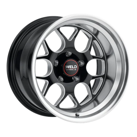 Weld solana wheel 5lug gloss black milled 17x11 a6f1a3d2