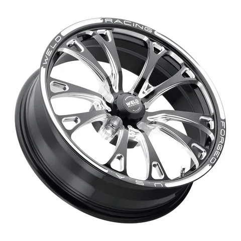 WELD Drag Frontrunners V-Series Frontrunner - Weld 84b wheel 5lug gloss black milled 18x6 lay 0dcbf1f5
