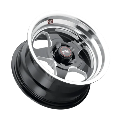 Weld ventura wheel 5lug gloss black milled 15x8 lay a9d343b3
